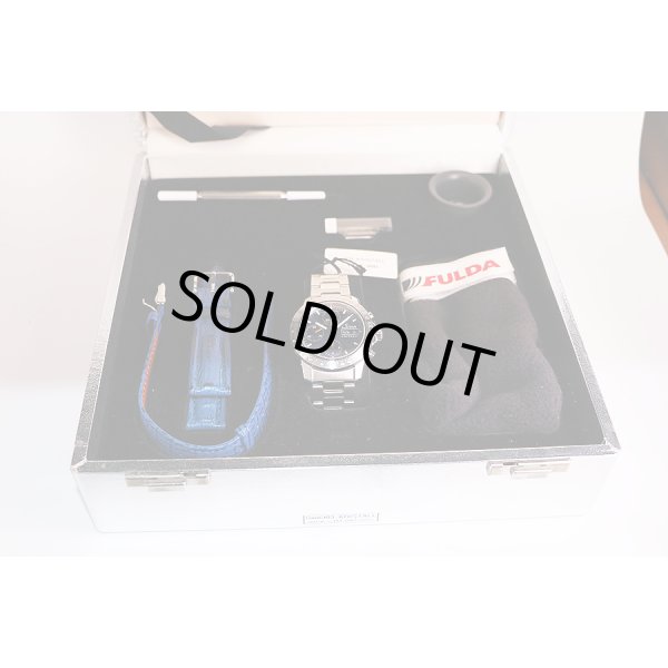 ジン　３０３　クロノグラフ　ＫＲＩＳＴＡＬＬ　フルダ限定　青文字盤　箱