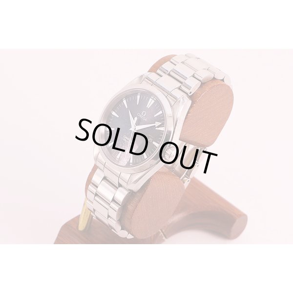 オメガ　シーマスター　アクアテラ　２５１７．５０　黒文字盤　サイド