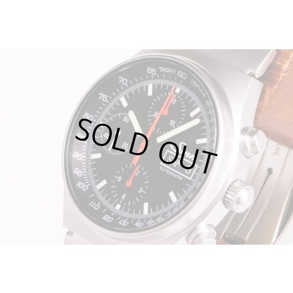 ジン　１４４．ＳＴ．ＳＡ．Ｍ　クロノグラフ　黒文字盤　サイド拡大