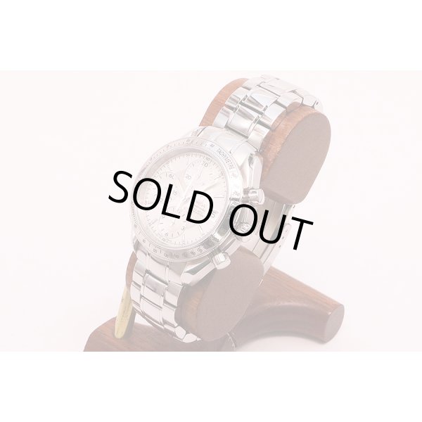 オメガ　スピードマスターデイト　３２１１．３０　銀文字盤　サイド