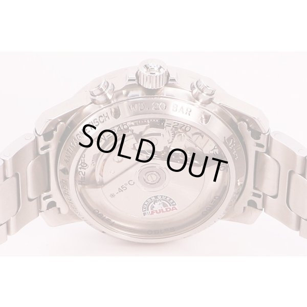 ジン　３０３　クロノグラフ　ＫＲＩＳＴＡＬＬ　フルダ限定　青文字盤　裏面拡大