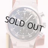 画像: ＩＷＣ　アクアタイマークロノ　ＩＷ３７１９２８　黒文字盤 白インナーベゼル