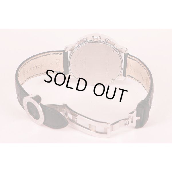 ブルガリ　ブルガリブルガリ　ＢＢ４２ＳＬ　ＣＨ　黒文字盤　革ベルト