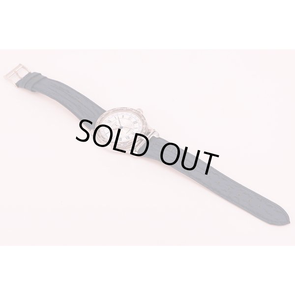 ロンジン　リンドバーク　Ｌ２．６１０．４　パイオニアーズＧＭＴ　銀文字盤　革ベルト状態　表面