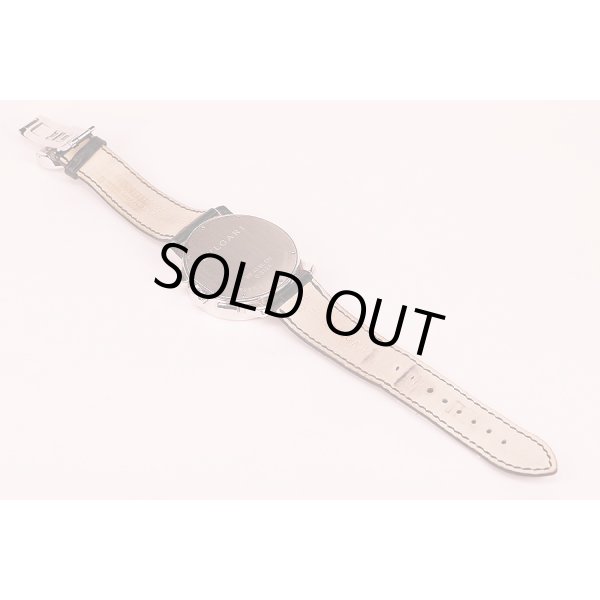 ブルガリ　ブルガリブルガリ　ＢＢ４２ＳＬ　ＣＨ　黒文字盤　革ベルト状態　裏面