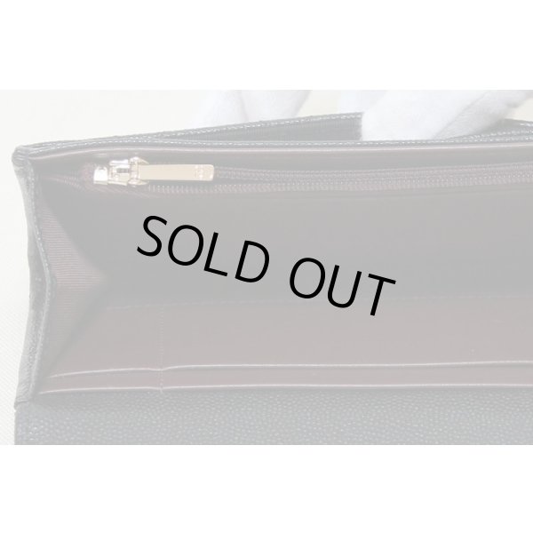 シャネル　マトラッセ ミディアムフラップウォレット ブラック　小銭入れ