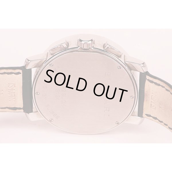 ブルガリ　ブルガリブルガリ　ＢＢ４２ＳＬ　ＣＨ　黒文字盤　裏面拡大