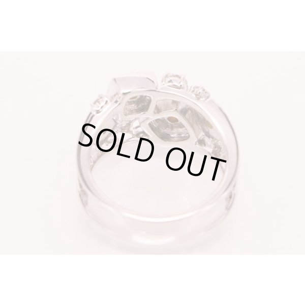 タサキ　K18WG シェルダイアイリリング 0.34ct 8.50g　内側