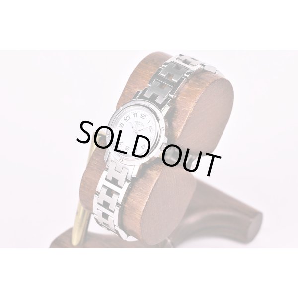 エルメス　クリッパー　ＣＬ４．２１０　白文字盤　サイド