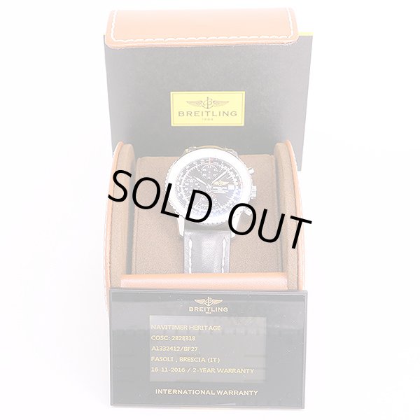 ブライトリング　ナビタイマー　ヘリテージ　Ａ１３３２４　黒文字盤　箱