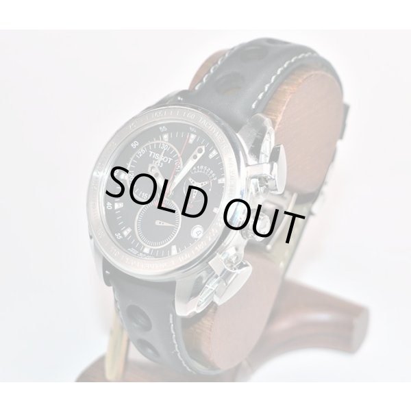 ティソ　レーシングクロノ　Ｔ０１８．６１７Ａ　黒文字盤　サイド