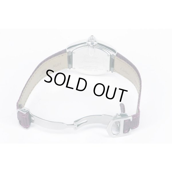 カルティエ　ロードスターＳＭ　２６７５　ピンク文字盤　替え革ベルト　裏面