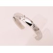 PT900 ダイアイリリング 0.141ct 0.141ct 0.146ct 4.20g　サイド