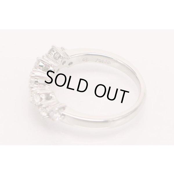 タサキ　PT900 ダイアイリリング 0.62ct 5.40g　刻印