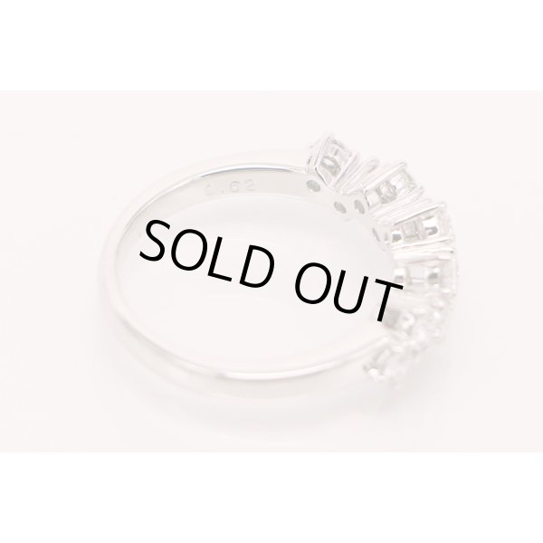 タサキ　PT900 ダイアイリリング 0.62ct 5.40g　刻印(2)