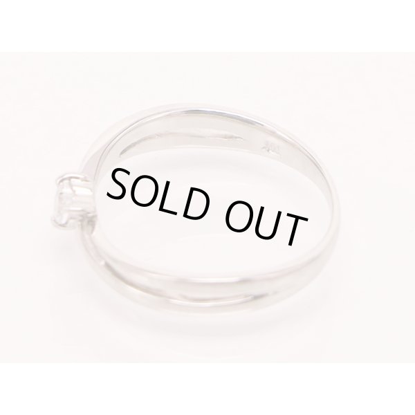 クレージュ　PT900 ダイアイリリング 0.10ct 2.80g　刻印