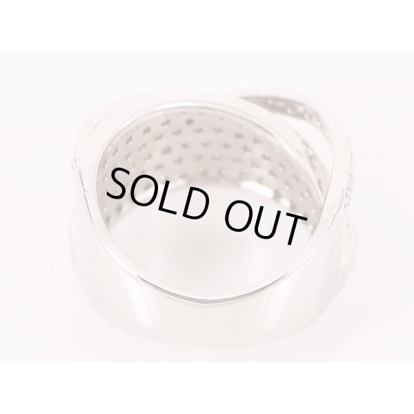 K18WG ダイアイリリング 1.43ct 0.60ct 11.20g　内側