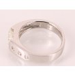 PT900 ダイアイリリング 1.129ct 0.13ct 8.30g　刻印