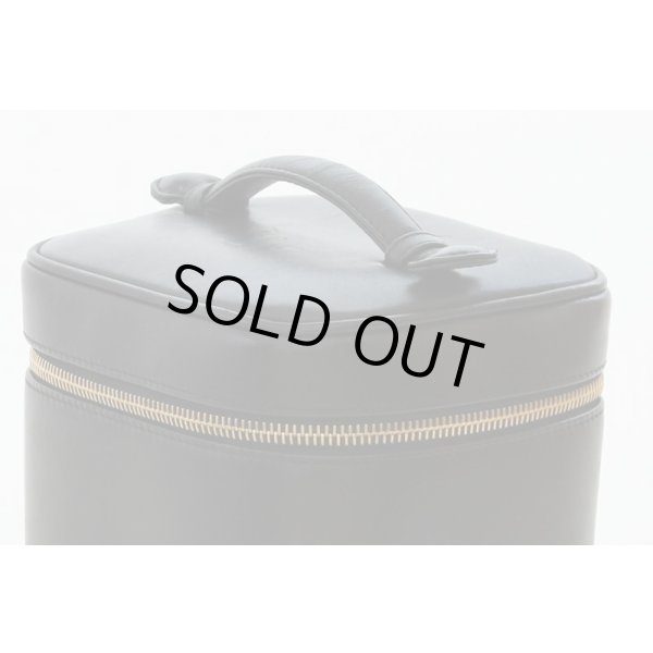 シャネル　ビコローレ バニティバック 縦型 ブラック　サイド上部