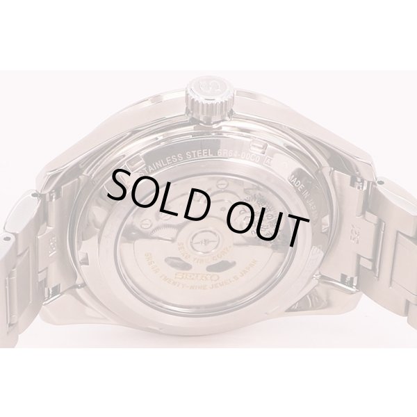 セイコー　プレサージュ　シャープエッジＧＭＴ　ＳＡＲＦ００５　墨色文字盤　裏面拡大