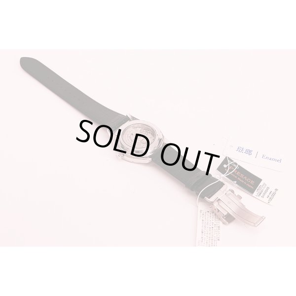 セイコー　プレサージュ　ＳＡＲＸ０４９　琺瑯文字盤　革ベルト状態　裏面