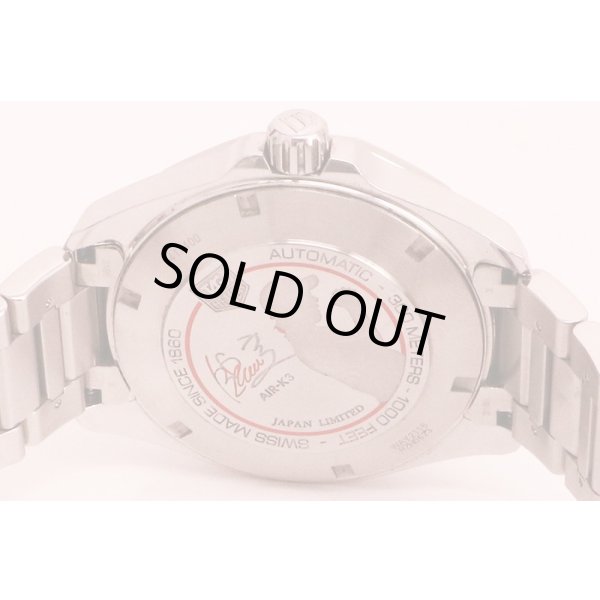 タグホイヤー　アクアレーサー　キャリバー５　ＷＡＹ２１１６　ＡＩＲ－Ｋ　黒文字盤　裏面拡大