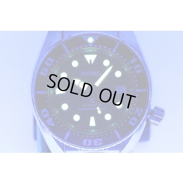 セイコー　プロスペック　スキューバ　ＳＢＤＣ０３３　紺文字盤　紺ベゼル　ライト
