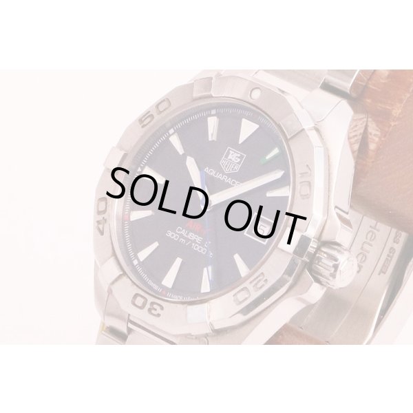 タグホイヤー　アクアレーサー　キャリバー５　ＷＡＹ２１１６　ＡＩＲ－Ｋ　黒文字盤　サイド拡大