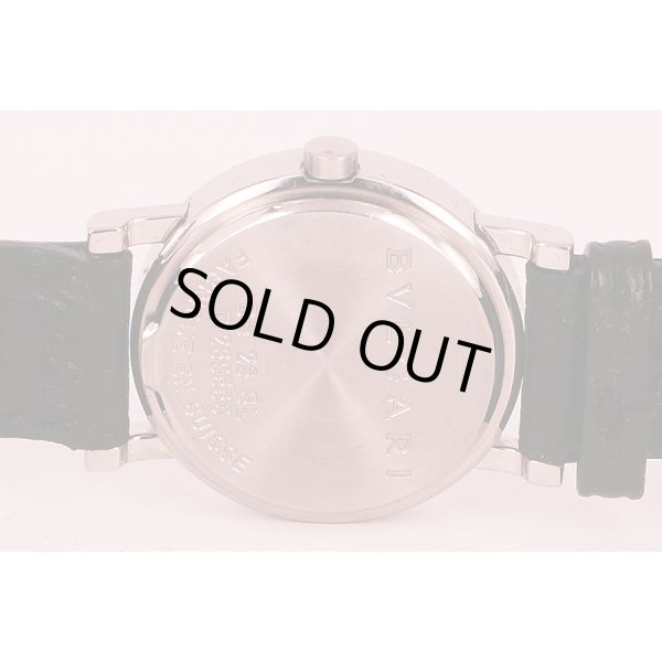 ブルガリ　ブルガリブルガリ　ＢＢ２６ＳＬ　ロゴ無黒文字盤　裏面拡大