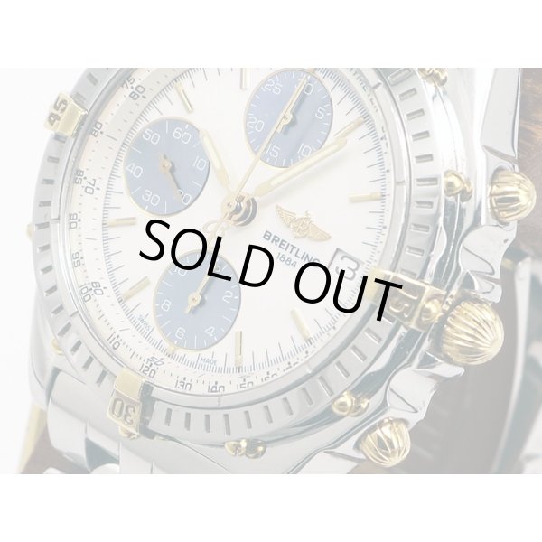 ブライトリング　クロノマットビコロ　Ｂ１３０５０．１　ツートンシェル文字盤　サイド拡大