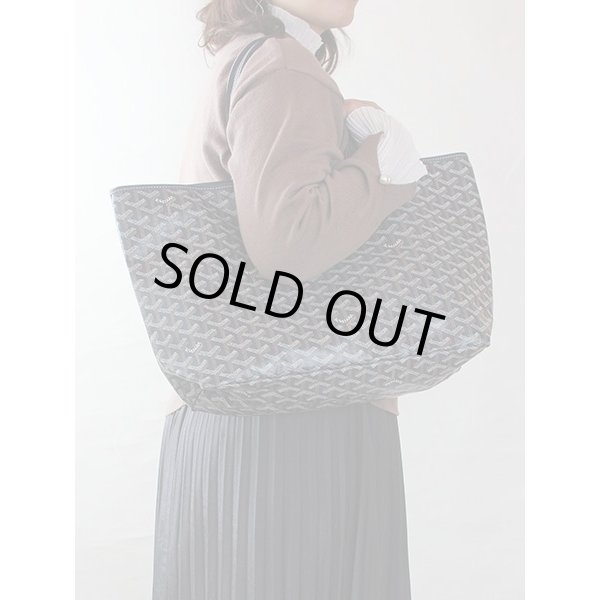 ゴヤール　サンルイPM ネイビー　掛けたイメージ