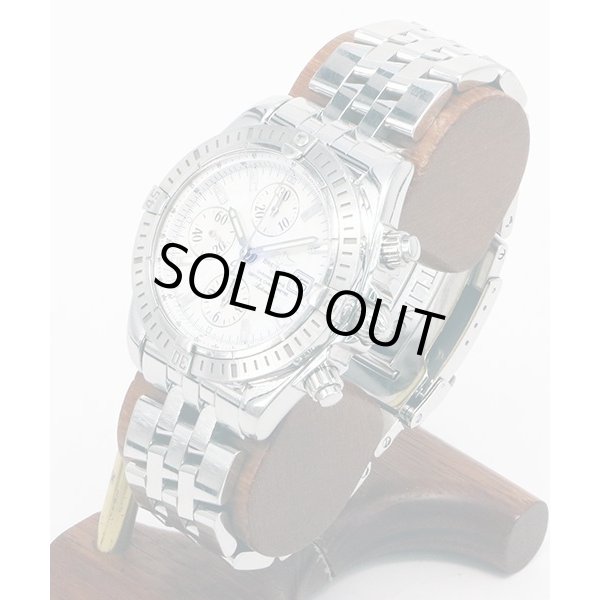 ブライトリング　クロノマットエボリューション　Ａ１３３５６　シェル文字盤　サイド