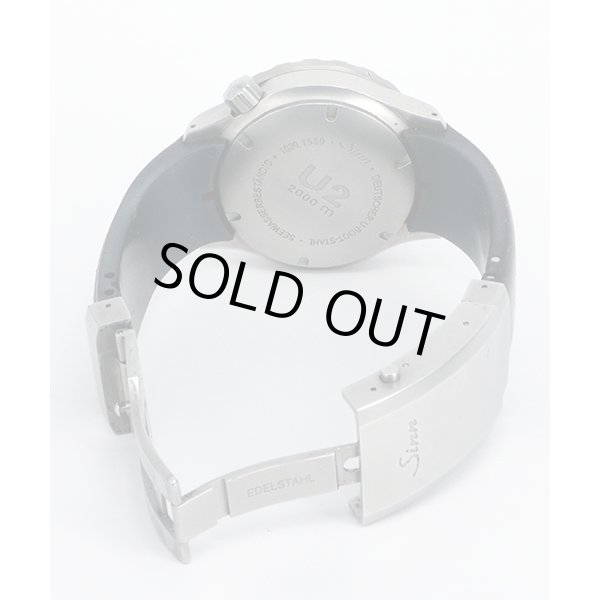 ジン　Ｕ２（ＥＺＭ５）１０２０　２０００ｍダイバーＵＴＣ　黒文字盤　ラバーベルト