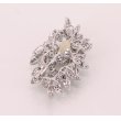 K18WG ダイアイリブローチ 3.45ct 17.90g　裏面