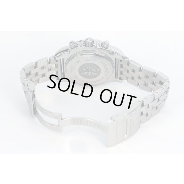 ブライトリング　クロノマット４４　Ａ０１００　黒文字盤　銀インダイアル　ブレス