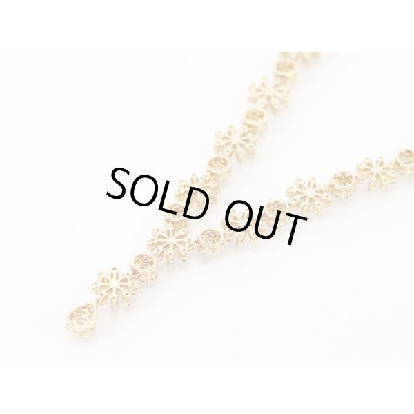 K18 ダイアイリネックレス 4.12ct 20.30g　裏面