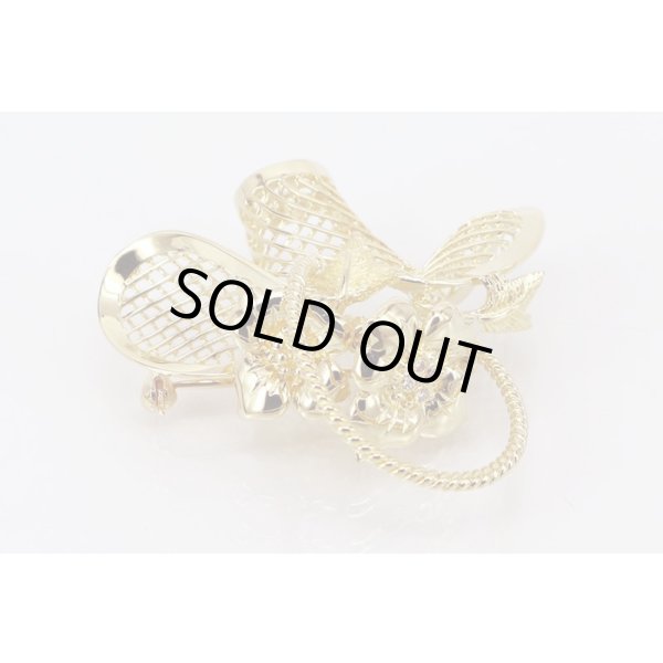 画像5: K18 ダイアイリブローチ 0.03ct 14.30g (5)