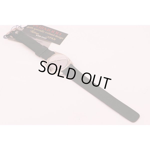 シチズン　１９３８復刻モデル　白文字盤　革ベルト状態裏面