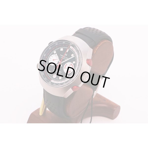 ハミルトン　アメリカン クラシック クロノマティック５０　Ｈ５１６１６７３１　黒文字盤　サイド