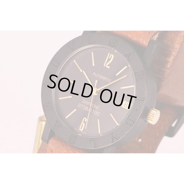 ブルガリ　ブルガリブルガリ　カーボン　ＢＢ３３ＶＬＤ　黒文字盤　日本限定　サイド拡大