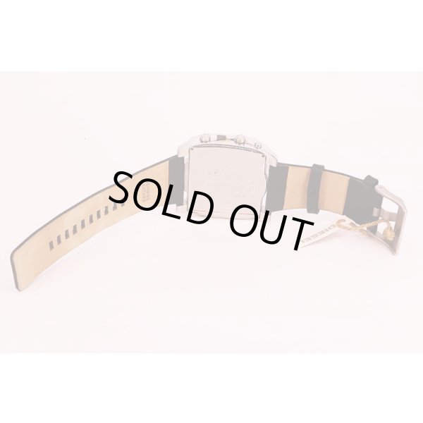 ディーゼル　ＤＺ―１２４３　３タイムレーダー　黒文字盤　革ベルト