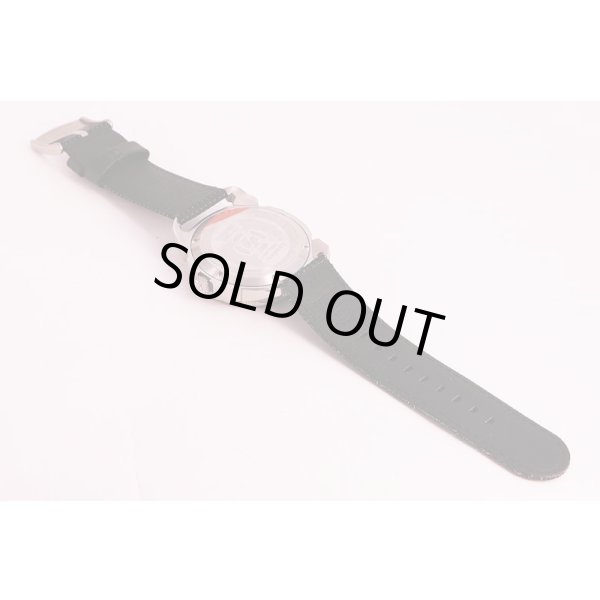 ルミノックス　ＩＣＥ－ＳＡＲ　ＡＲＣＴＩＣ　１２０８ 白銀文字盤　革ベルト状態　裏面