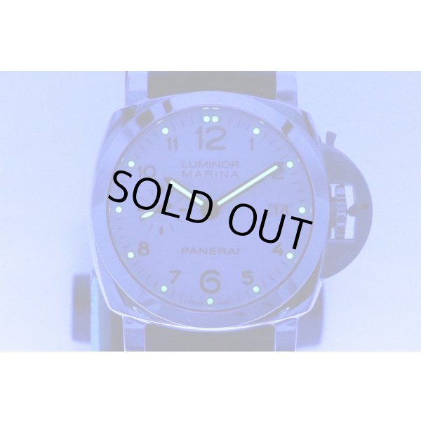 パネライ　ＰＡＭ００５２３　ルミノールマリーナ １９５０　３デイズ　白文字盤　ライト