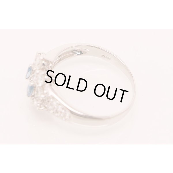 PT900 ダイアイリリング 0.22ct 1.08ct 6.10g　刻印(2)