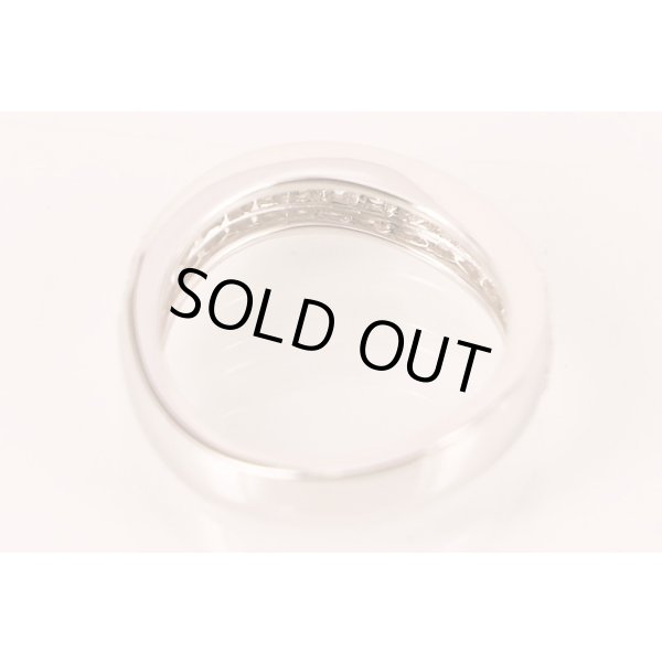 K18WG ダイアイリリング 0.86ct 6.20g　内側