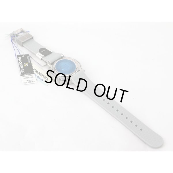 セイコー　プロスペック　ＳＢＤＹ０１７　氷文字盤　ペンギン足跡　ラバーベルト状態　裏面