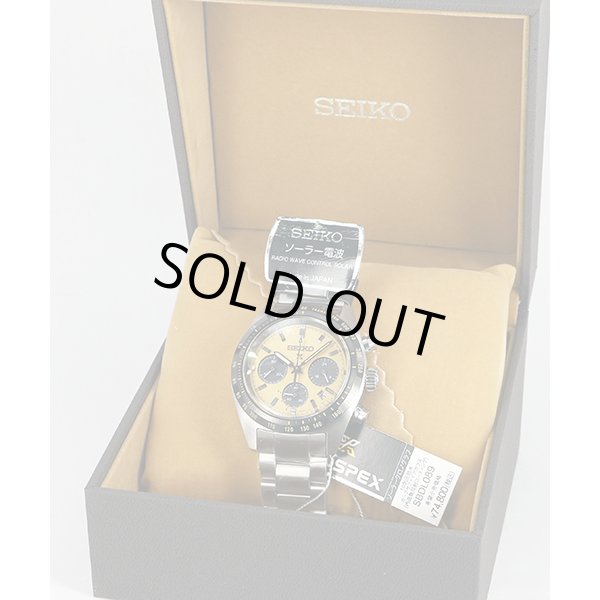 セイコー　プロスペック　スピードタイマー　ＳＢＤＬ０８９　金文字盤　箱