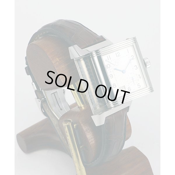 ジャガールクルト　レベルソ　２４０．８．１５　グランデイト　銀文字盤　ケース反転(1)