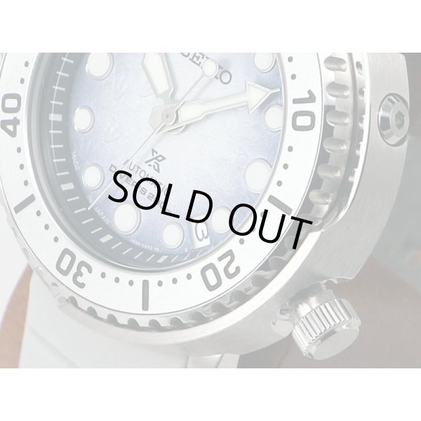 セイコー　プロスペック　ＳＢＤＹ０１７　氷文字盤　ペンギン足跡　サイド拡大