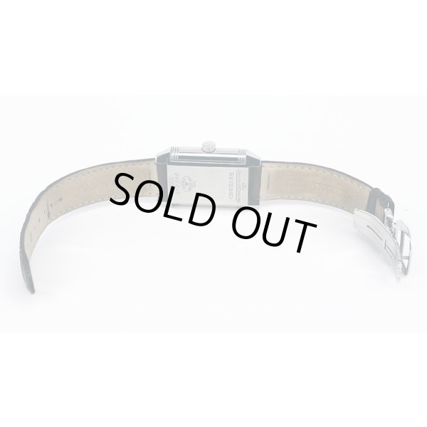 ジャガールクルト　レベルソ　２４０．８．１５　グランデイト　銀文字盤　革ベルト